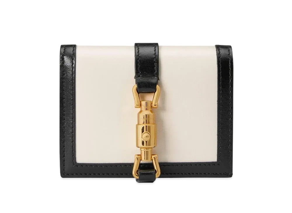 GUCCI Jackie 1961 Card Case Wallet "White"
