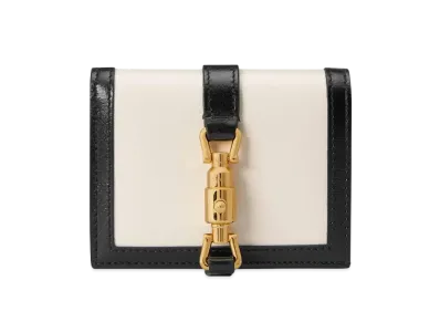 GUCCI Jackie 1961 Card Case Wallet "White"