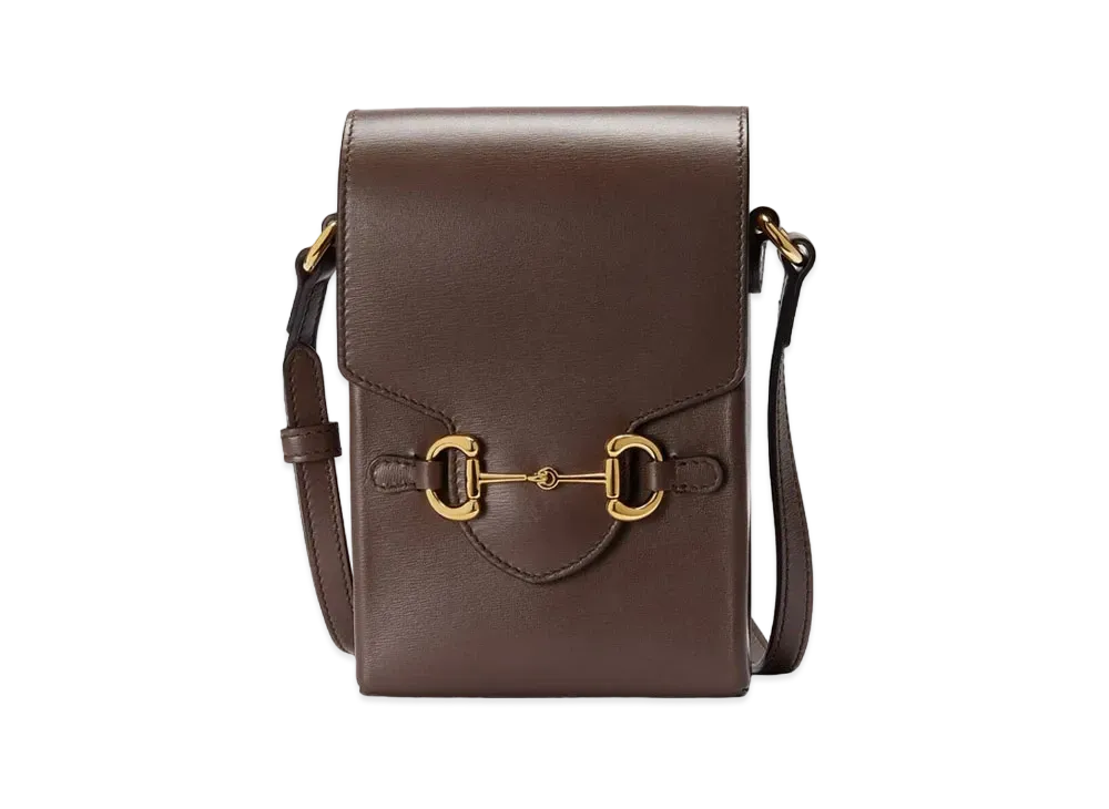 GUCCI Horsebit 1955 Mini Bag "Brown"