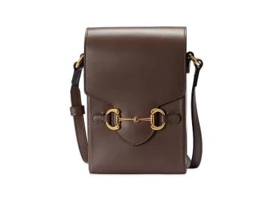 GUCCI Horsebit 1955 Mini Bag "Brown"