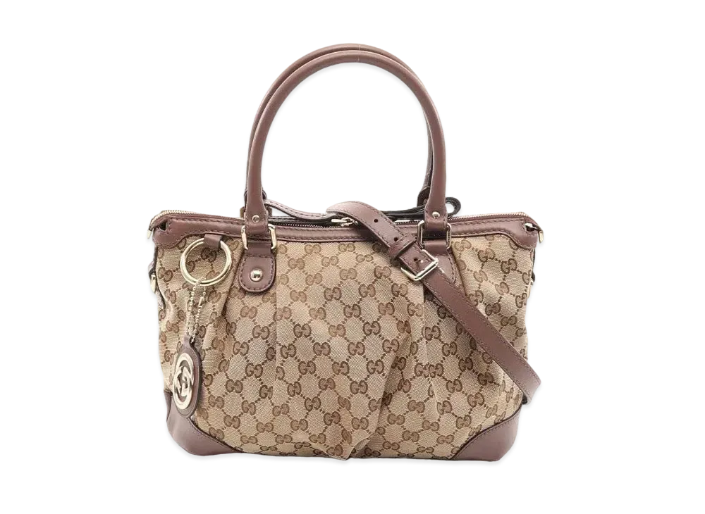 GUCCI GG Canvas 2WAY Bag