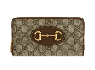 GUCCI Horsebit 1955 Zip Around Wallet