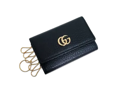 GUCCI GG Marmont Leather Key Case