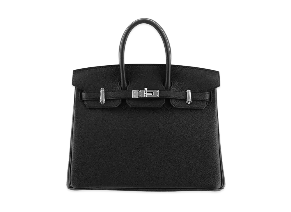 Hermes Birkin Togo "Noir/Silver"