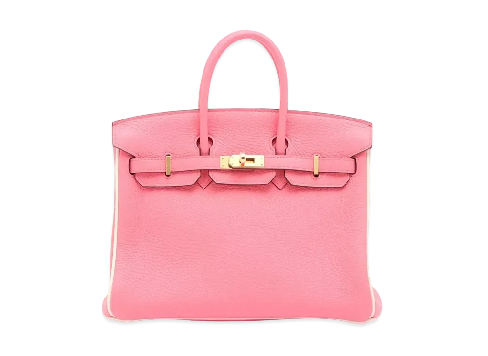 Hermes Birkin Togo "Rose Azalee/Gold"