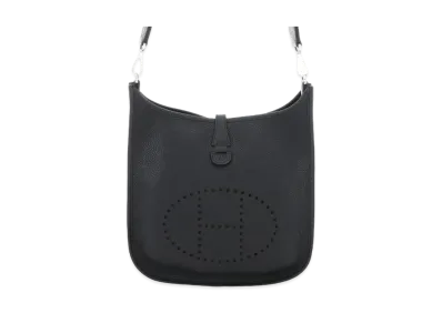 Hermes Evelyne 3 Togo "Noir/Silver"