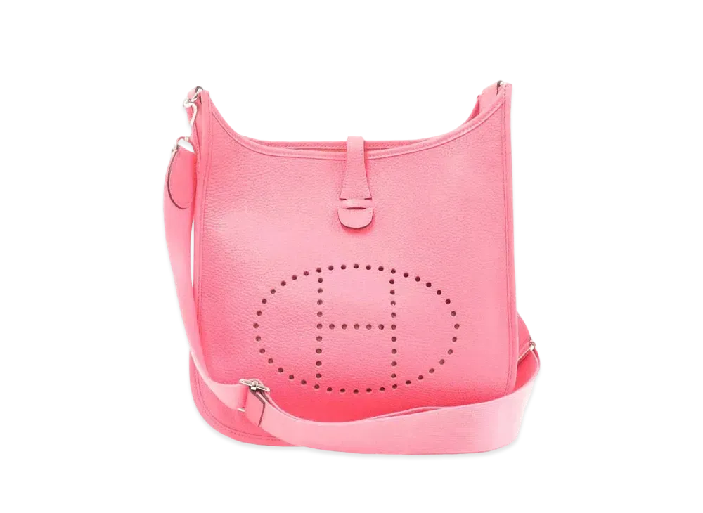 Hermes Evelyne 3 Clemence "Rose Azalee/Silver"