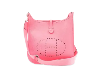 Hermes Evelyne 3 Clemence "Rose Azalee/Silver"