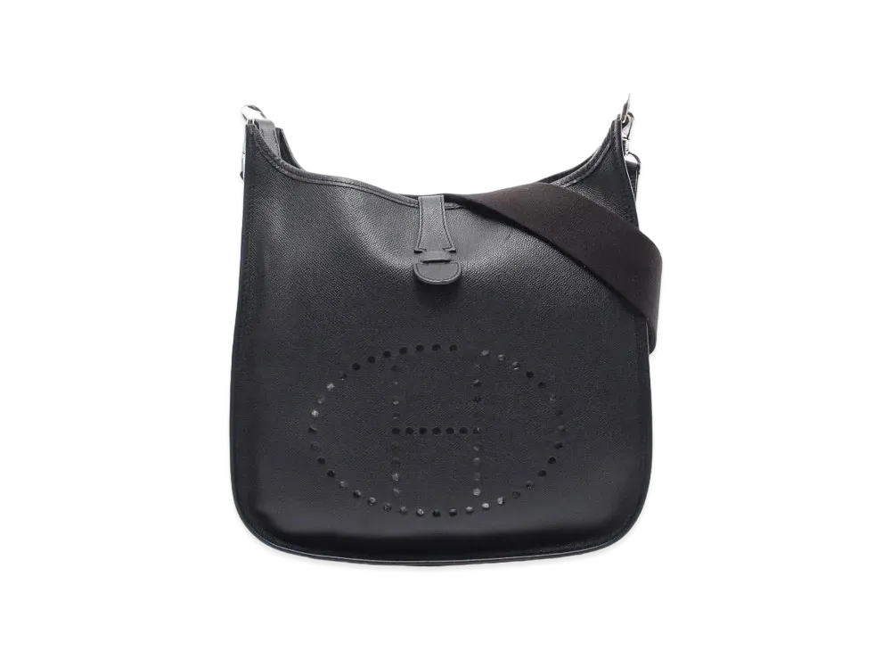 Hermes Evelyne 3 Epsom "Noir/Silver"