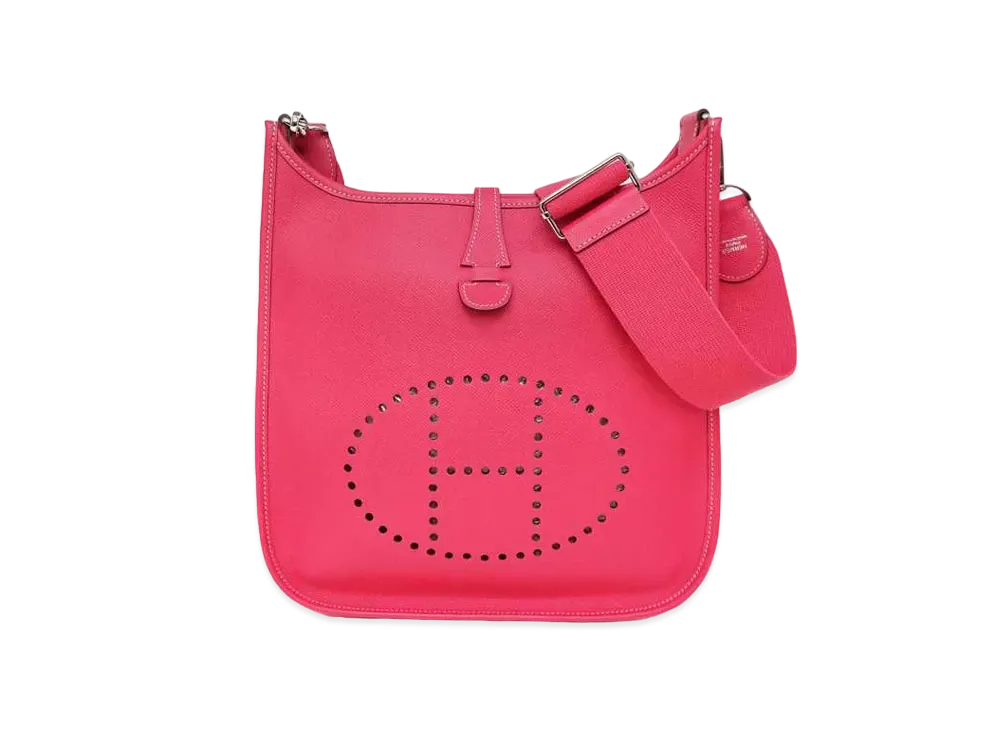 Hermes Evelyne 3 Epsom "Rose/Silver"