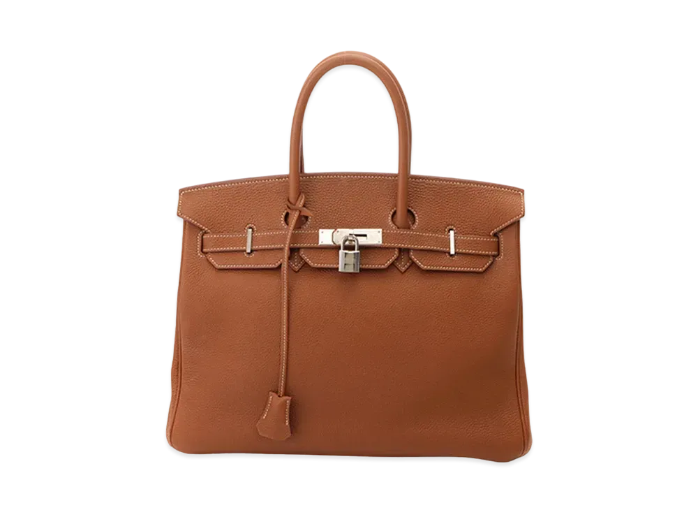 Hermes Birkin Taurillon Clemence "Gold/Silver"