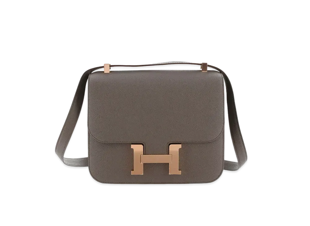 Hermes Constance Epsom "Etain/Rose Gold"