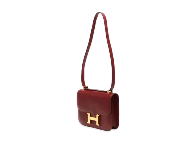 Hermes Constance Box Calf "Red/Gold"