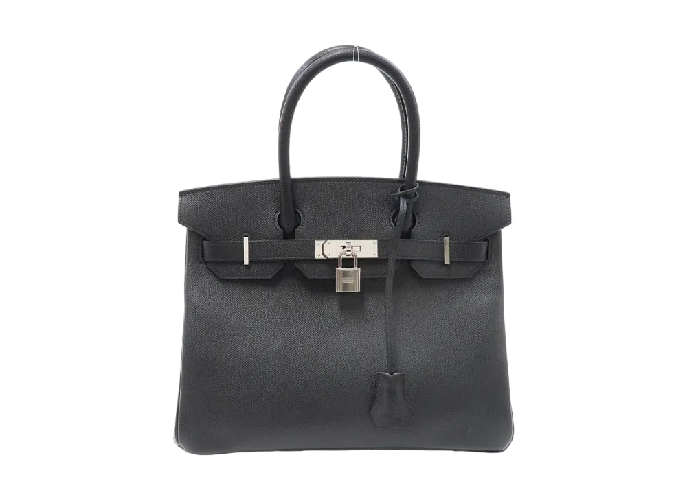 Hermes Birkin Epsom "Noir/Silver"