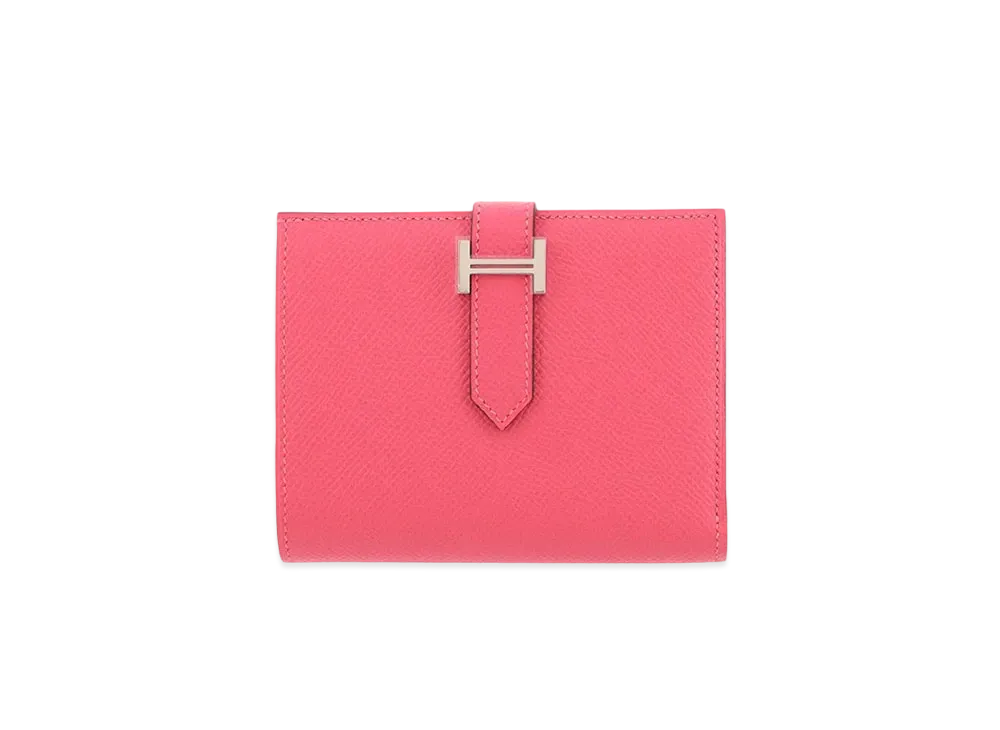 エルメス エプソン ベアン コンパクトウォレット "ローズアザレ"