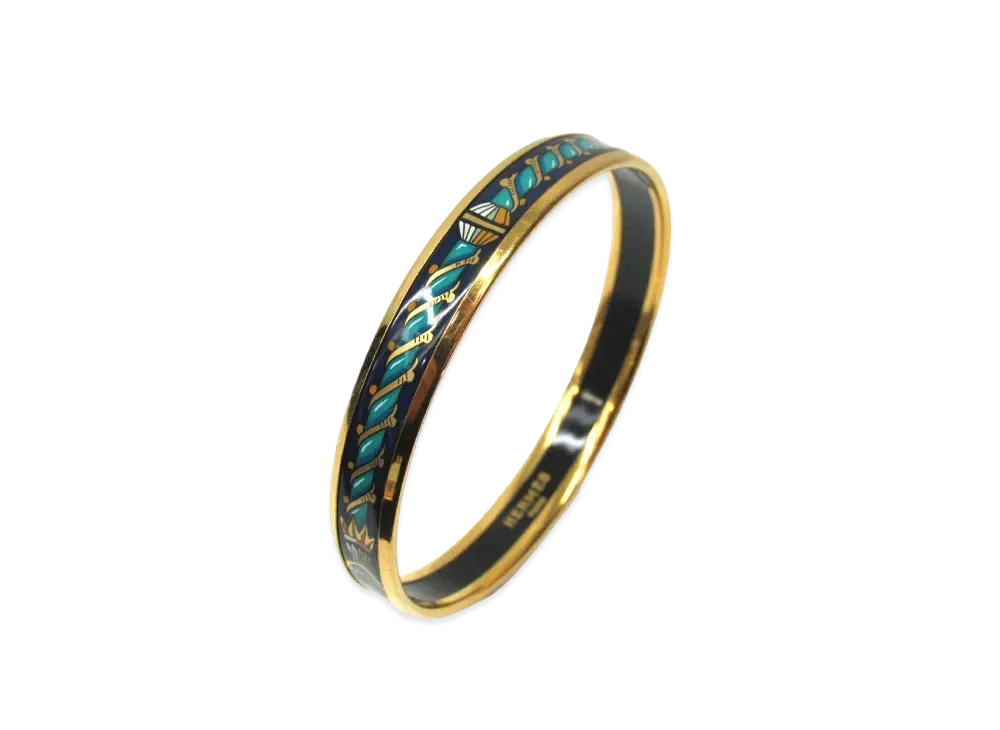 HERMES Email PM Bangle Bracelet "Multicolor"