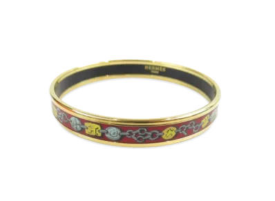 HERMES Email PM Bangle Bracelet "Multicolor"