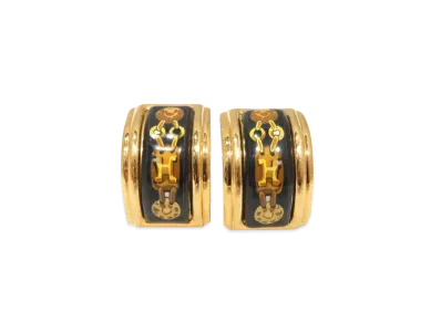 HERMES Email Earrings "Multicolor"