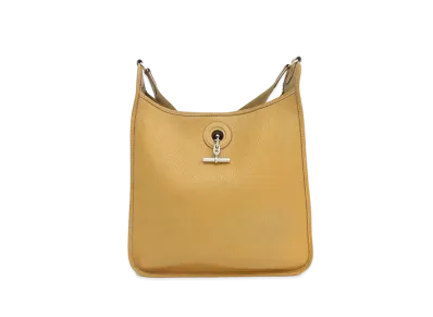 HERMES Vespa Togo Shoulder Bag "Camel"