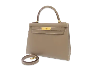Hermes Kelly Sellier Swift "Etoupe/Gold"
