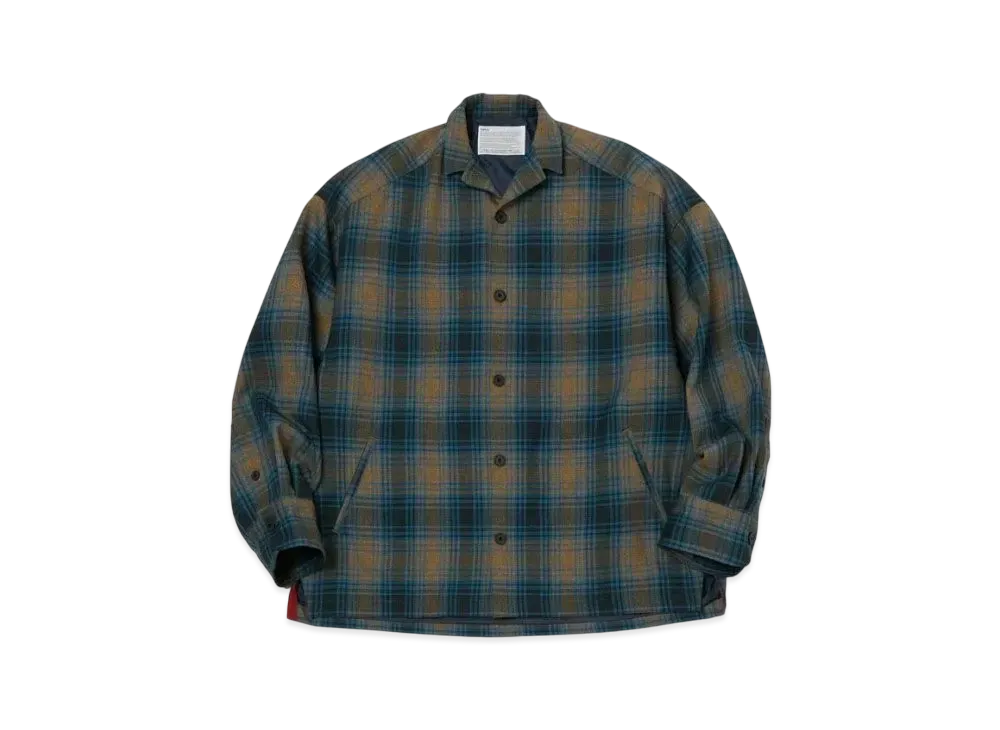 kolor 24WCM-G16115S-B Outer "Blue Check"