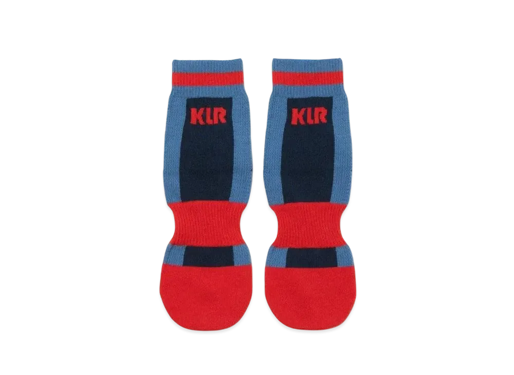 kolor 24SCM-A04504-A Socks "Blue Orange"