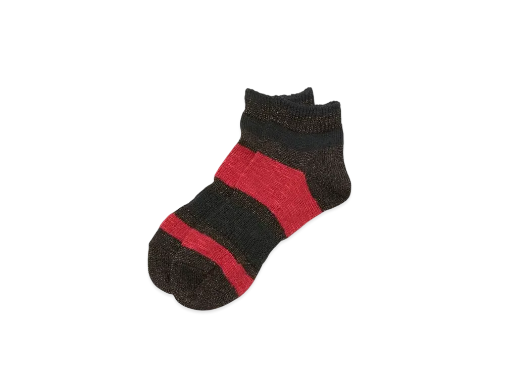 kolor 21SCM-A06508-B Socks "Red Orange"