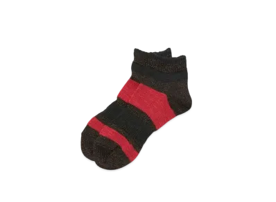 kolor 21SCM-A06508-B Socks "Red Orange"