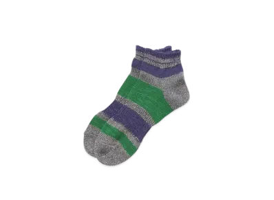 kolor 21SCM-A06508-A Socks "Green Silver"