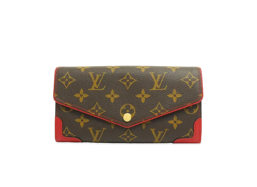 Louis Vuitton Sarah Wallet Retiro Monogram "Cerise"