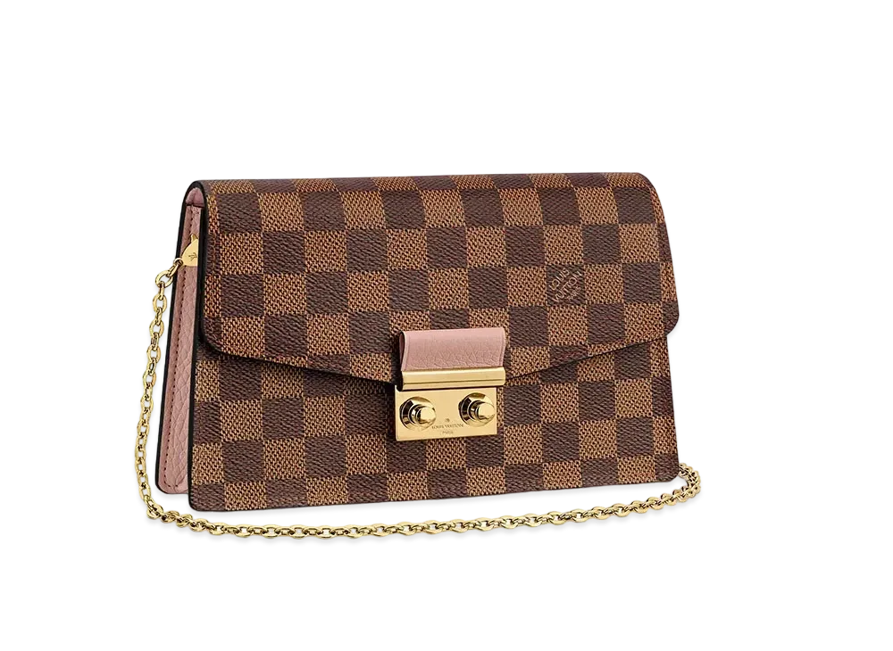 Louis Vuitton Damier Croisette Chain Wallet