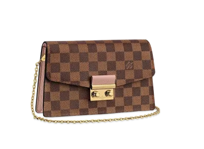 Louis Vuitton Damier Croisette Chain Wallet