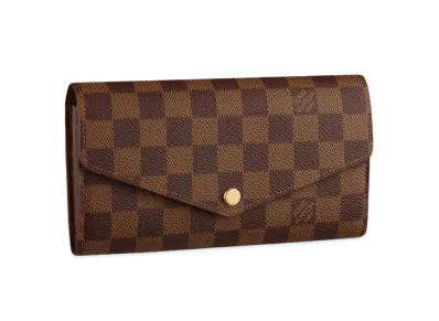 Louis Vuitton Sarah Wallet Damier Ebene "Brown"
