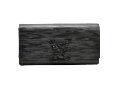 Louis Vuitton Louise Wallet Epi Leather "Noir"