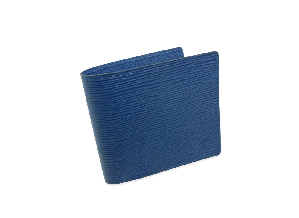 Louis Vuitton Epi Marco Wallet "Blue"