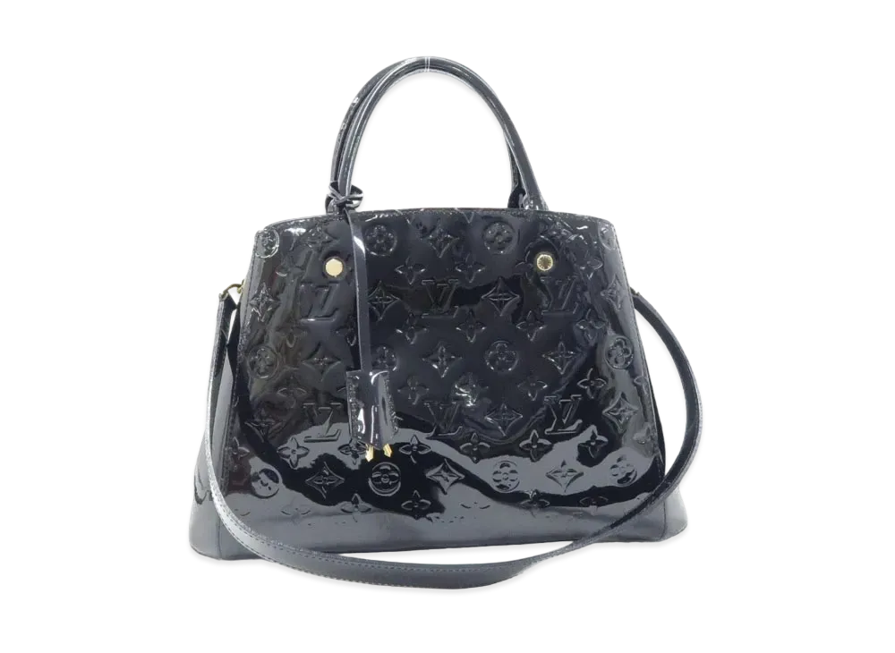 Louis Vuitton Vernis Montaigne MM "Noir"