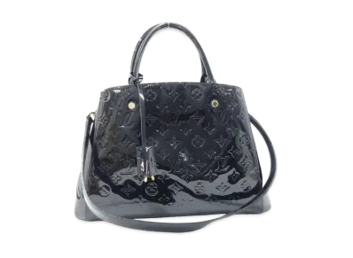 Louis Vuitton Vernis Montaigne MM "Noir"