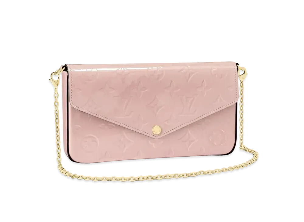 Louis Vuitton Vernis Pochette Felicie "Pink"