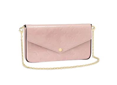 Louis Vuitton Vernis Pochette Felicie "Pink"