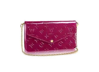 Louis Vuitton Vernis Pochette Felicie "Rose"