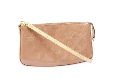 Louis Vuitton Vernis Pochette Accessories "Beige"