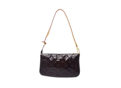 Louis Vuitton Vernis Pochette Accessories "Amarante"