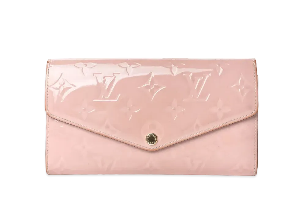 Louis Vuitton Sarah Wallet Monogram Vernis "Rose Ballerine"