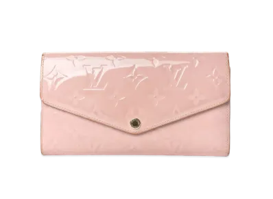 Louis Vuitton Sarah Wallet Monogram Vernis "Rose Ballerine"