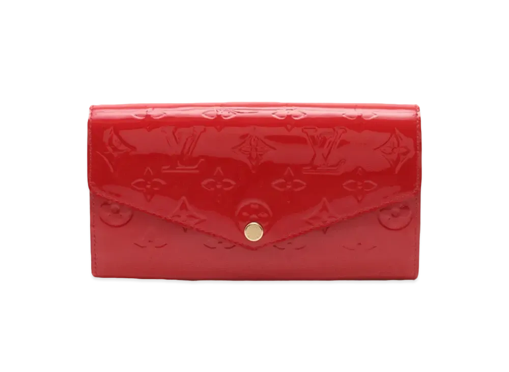 Louis Vuitton Sarah Wallet Monogram Vernis "Cerise"
