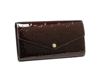 Louis Vuitton Sarah Wallet Monogram Vernis "Amarante"