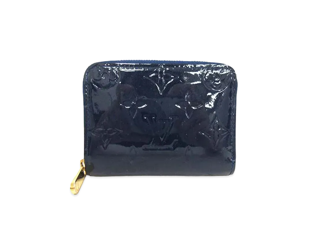 Louis Vuitton Vernis Zippy Coin Purse "Indigo Blue"