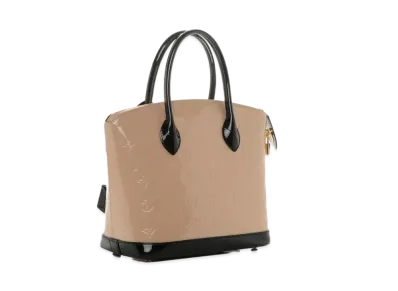 Louis Vuitton Vernis Lockit PM "Dune/Noir"
