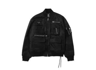 mastermind JAPAN Multi Pocket Bomber Jacket "Black"