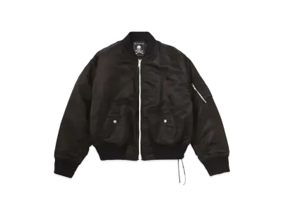 mastermind JAPAN Nylon Bomber Jacket "Black"